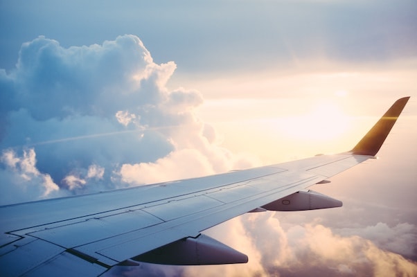 plane flying in the air
